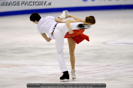 2013-03-01 Milano - World Junior Figure Skating Championships 1680 Alexandra Nazarova-Maxim Nikitin UKR